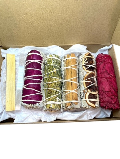 5 Herb Smudge Cleansing Kit