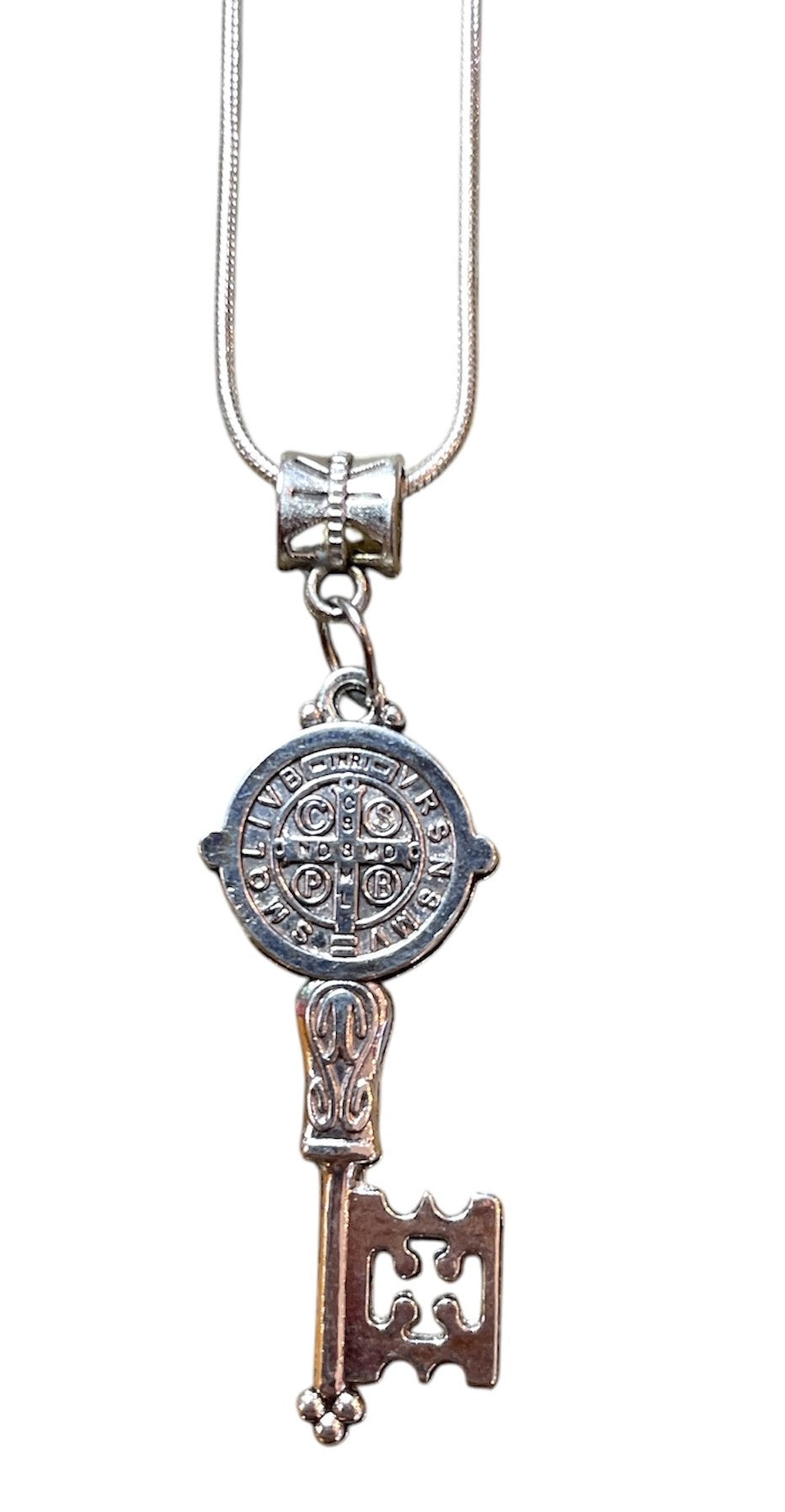 St. Benedict Key Pendant Necklace