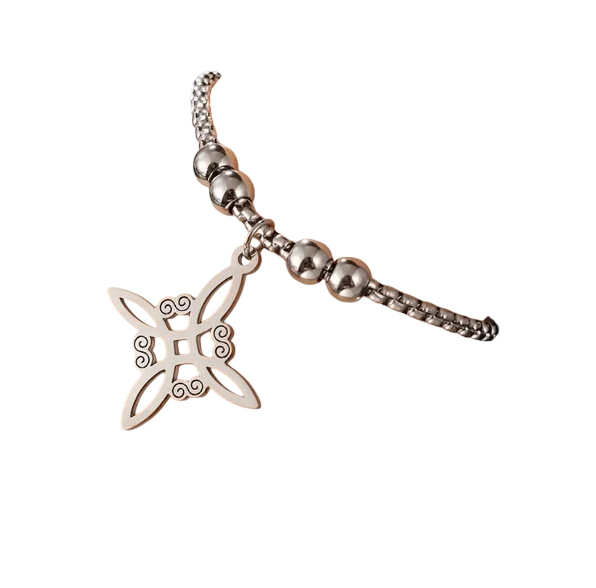 Witches Knot Stainless Steel Bracelet