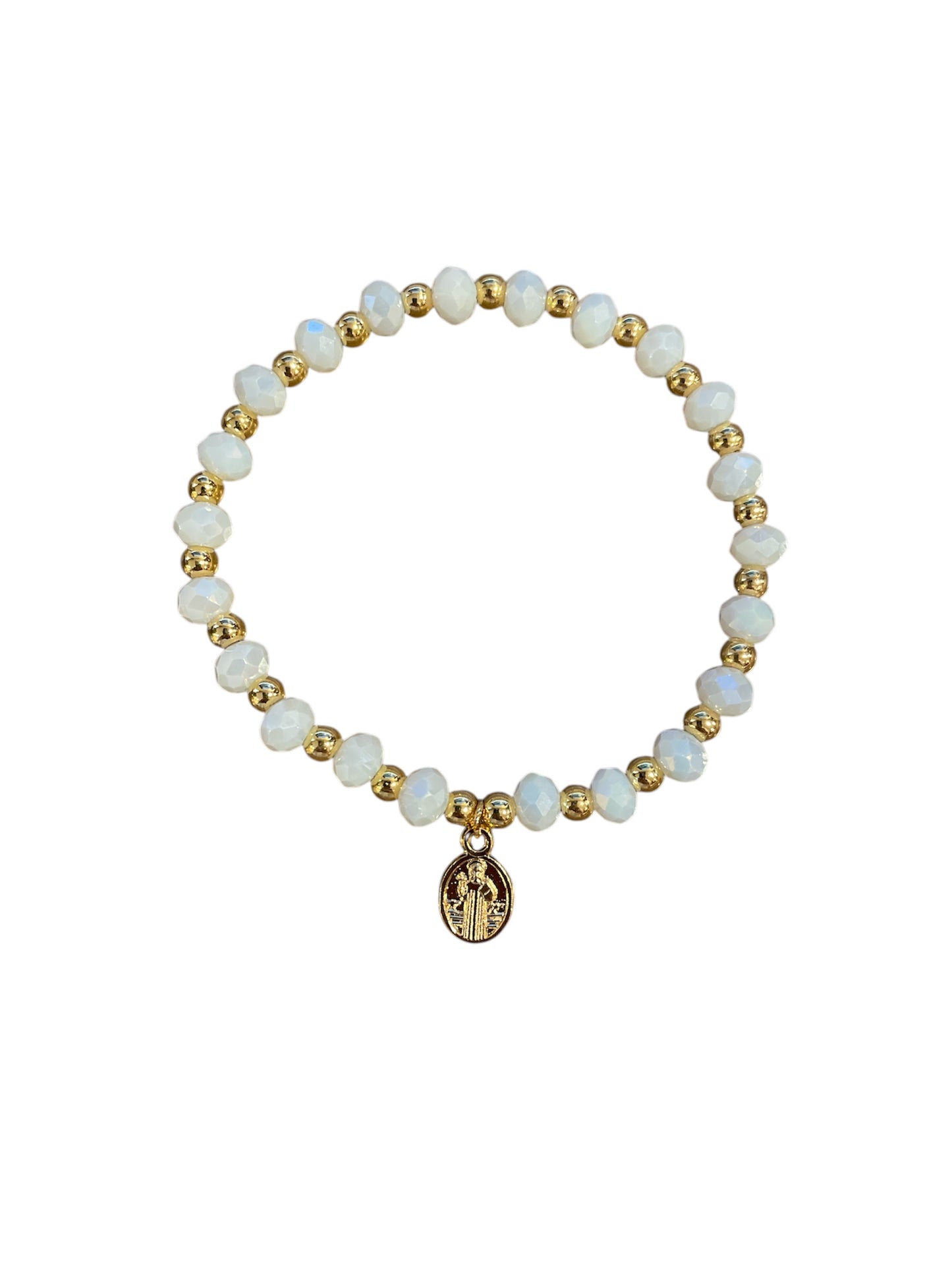 San Benito Beads Gold Plated Bracelet