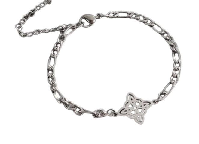 Witch Knot Adjustable Stainless-Steel Bracelet