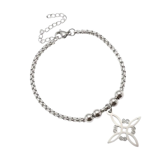 Witches Knot Stainless Steel Bracelet