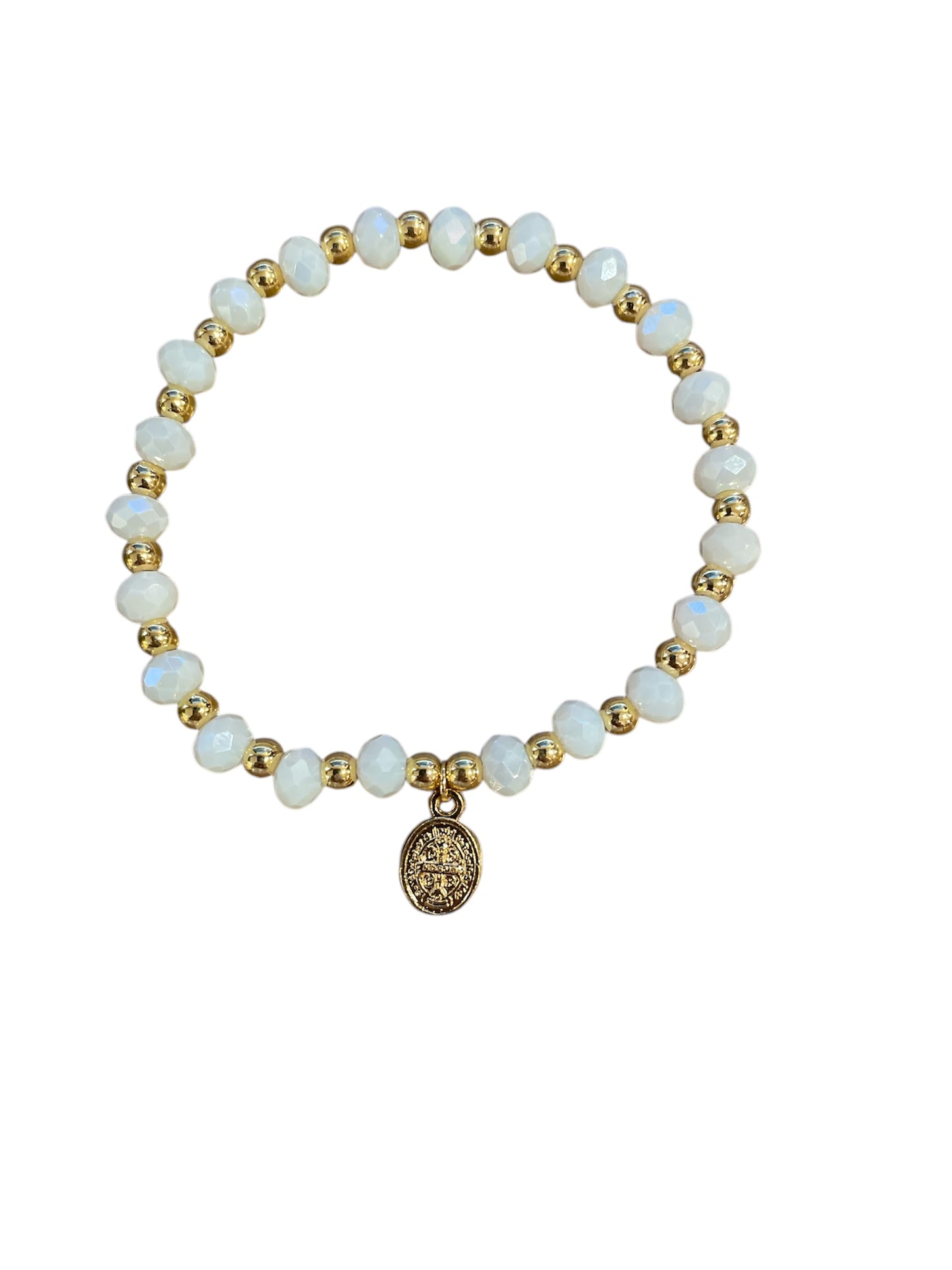 San Benito Beads Gold Plated Bracelet