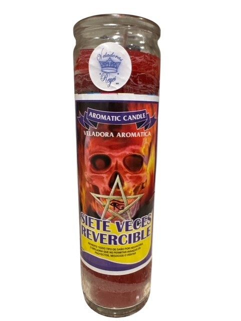 7 Times Reversible / 7 Veces Revercible Fixed Candle